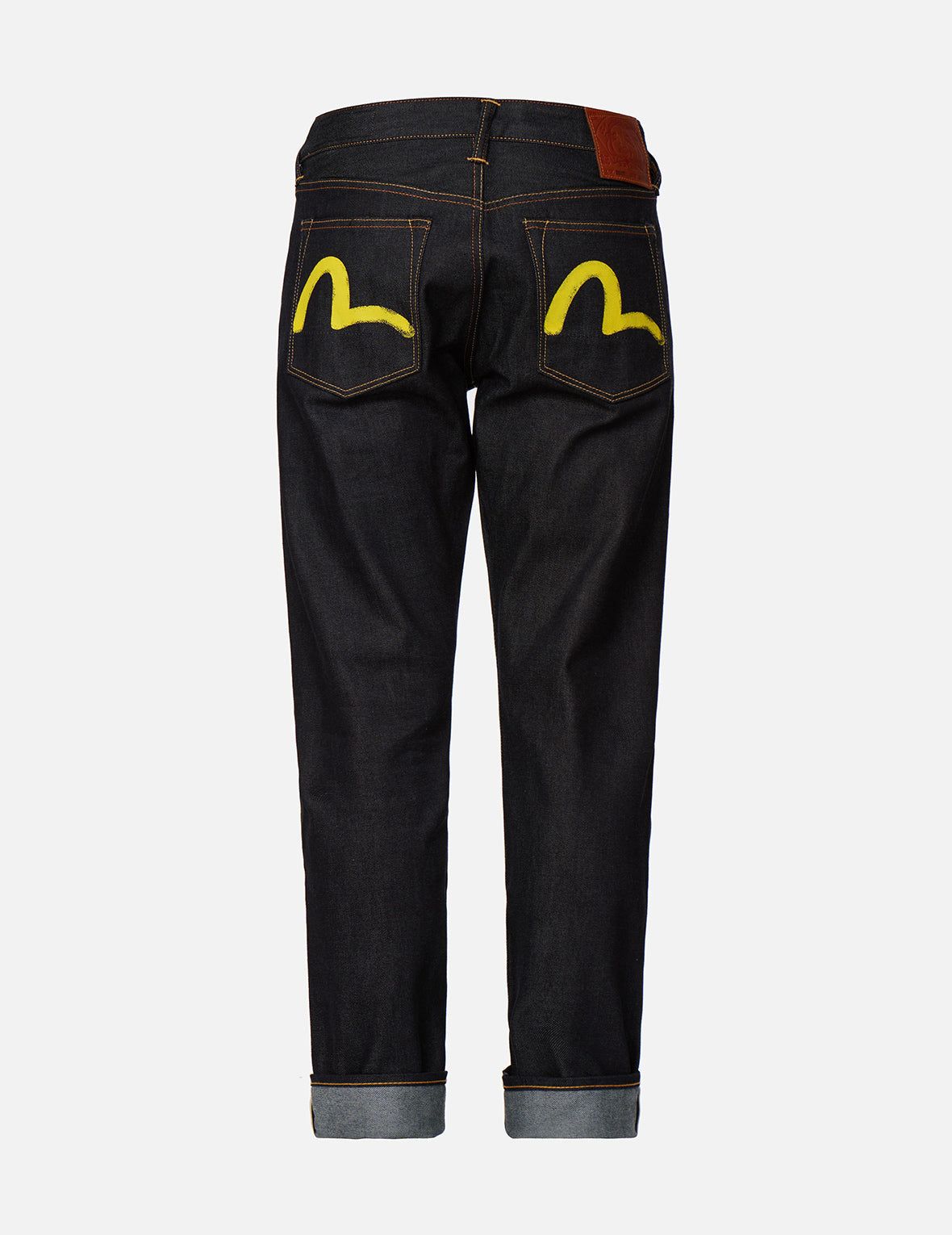 Yellow Seagull Print Taper-Fit Jeans #2017 – EVISU