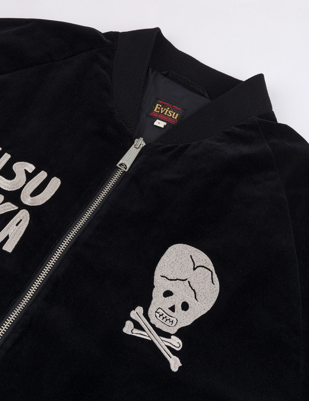 Vintage Velvet Regular Fit Padded Souvenir Jacket