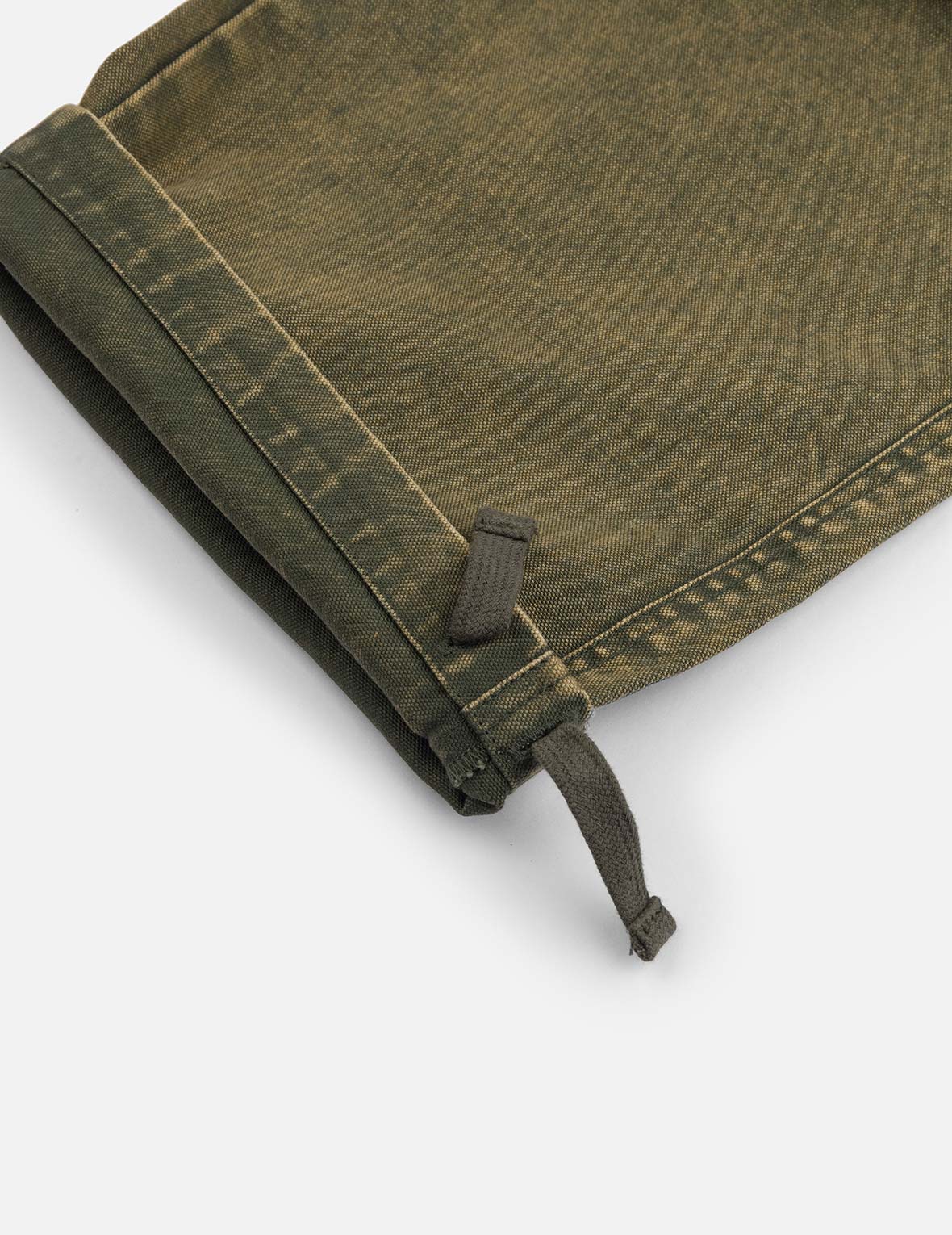 Distressed Seagull Appliqué Embroidery and Multi-Pocket Loose Fit Cargo Pants
