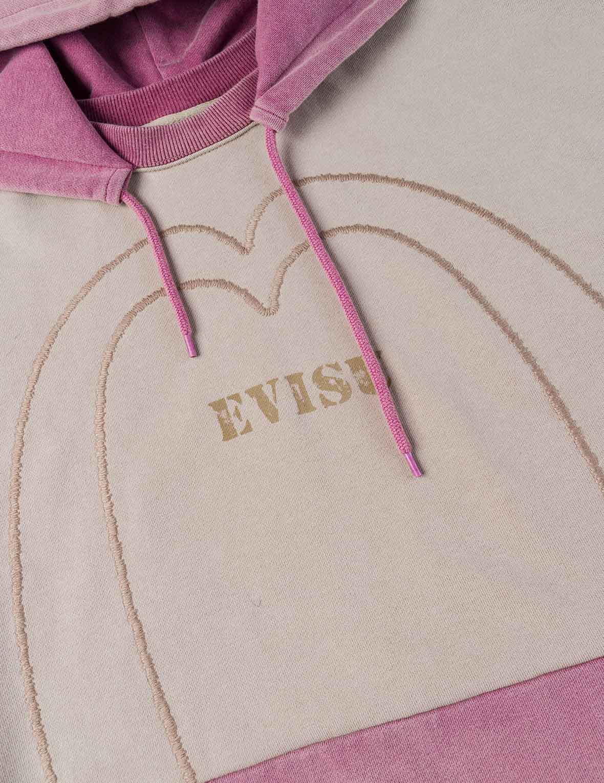 Color blocking Logo print and Daicock Embroidery Regular Fit Hoodie