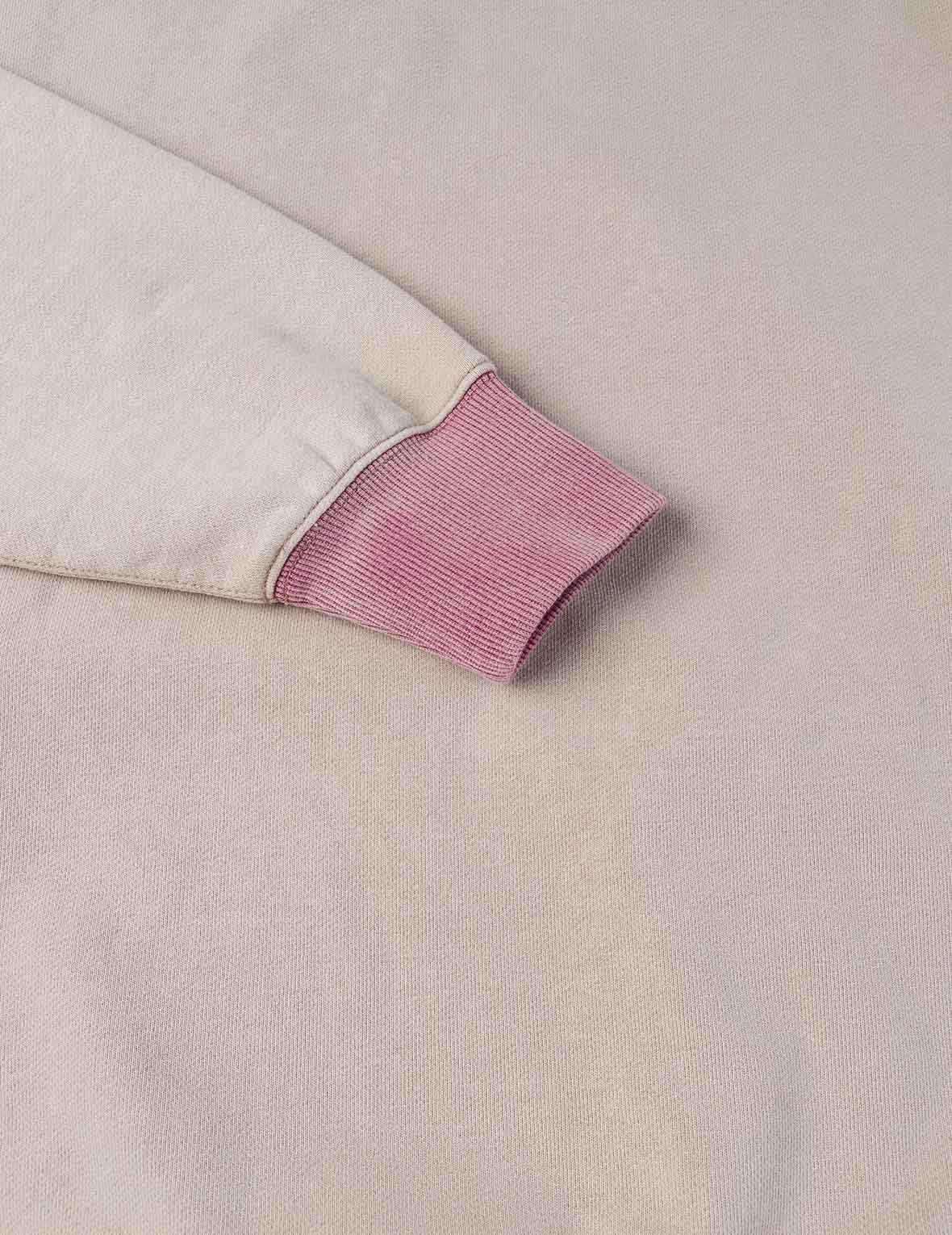 Color blocking Logo print and Daicock Embroidery Regular Fit Hoodie