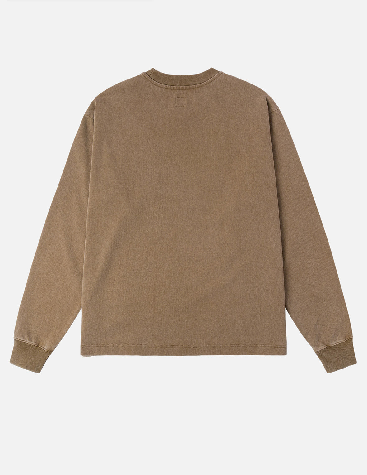 Seagull Embroidery Pocket Relax Fit Long-sleeve T-shirt