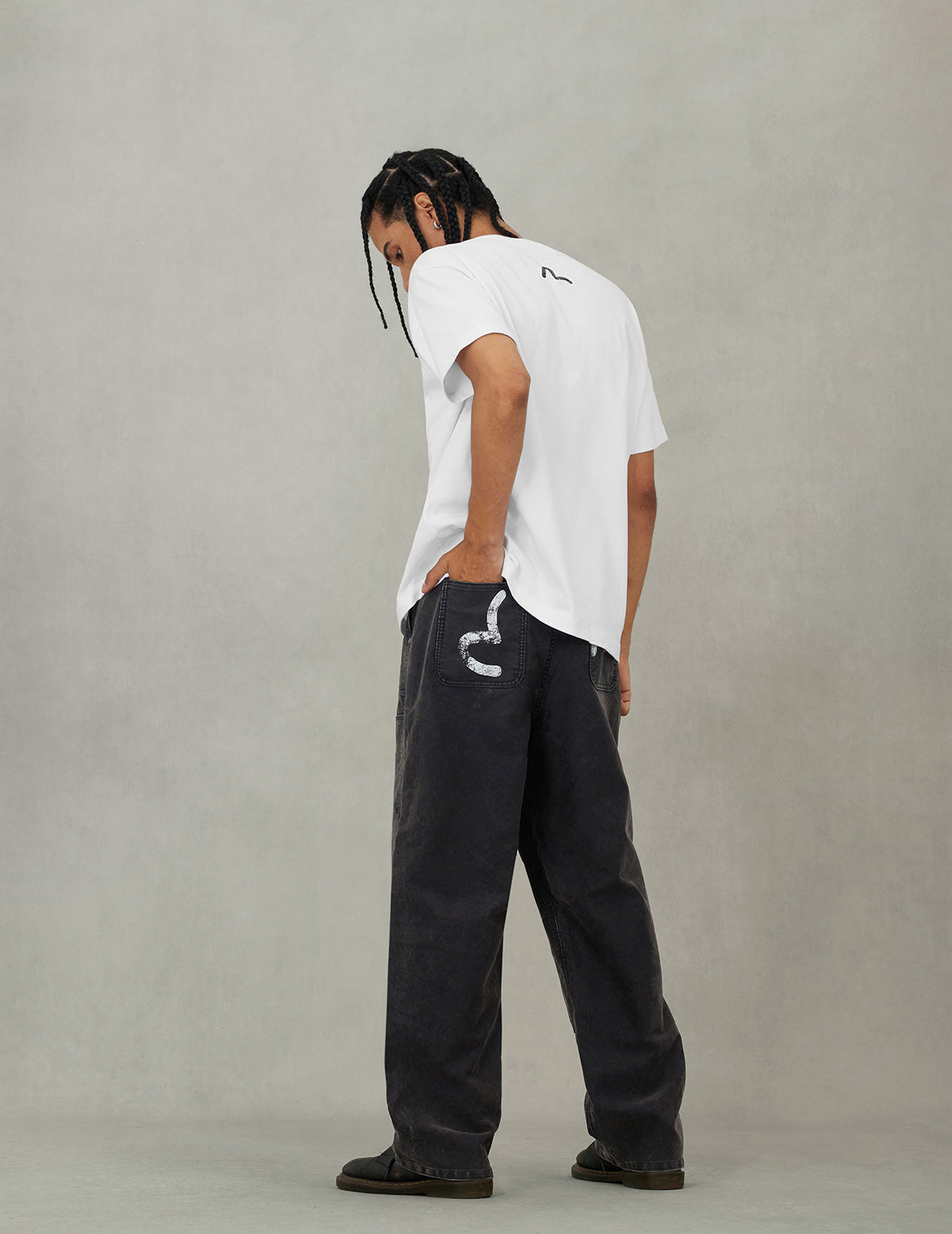 American "Ebisu" Print Relax Fit T-shirt