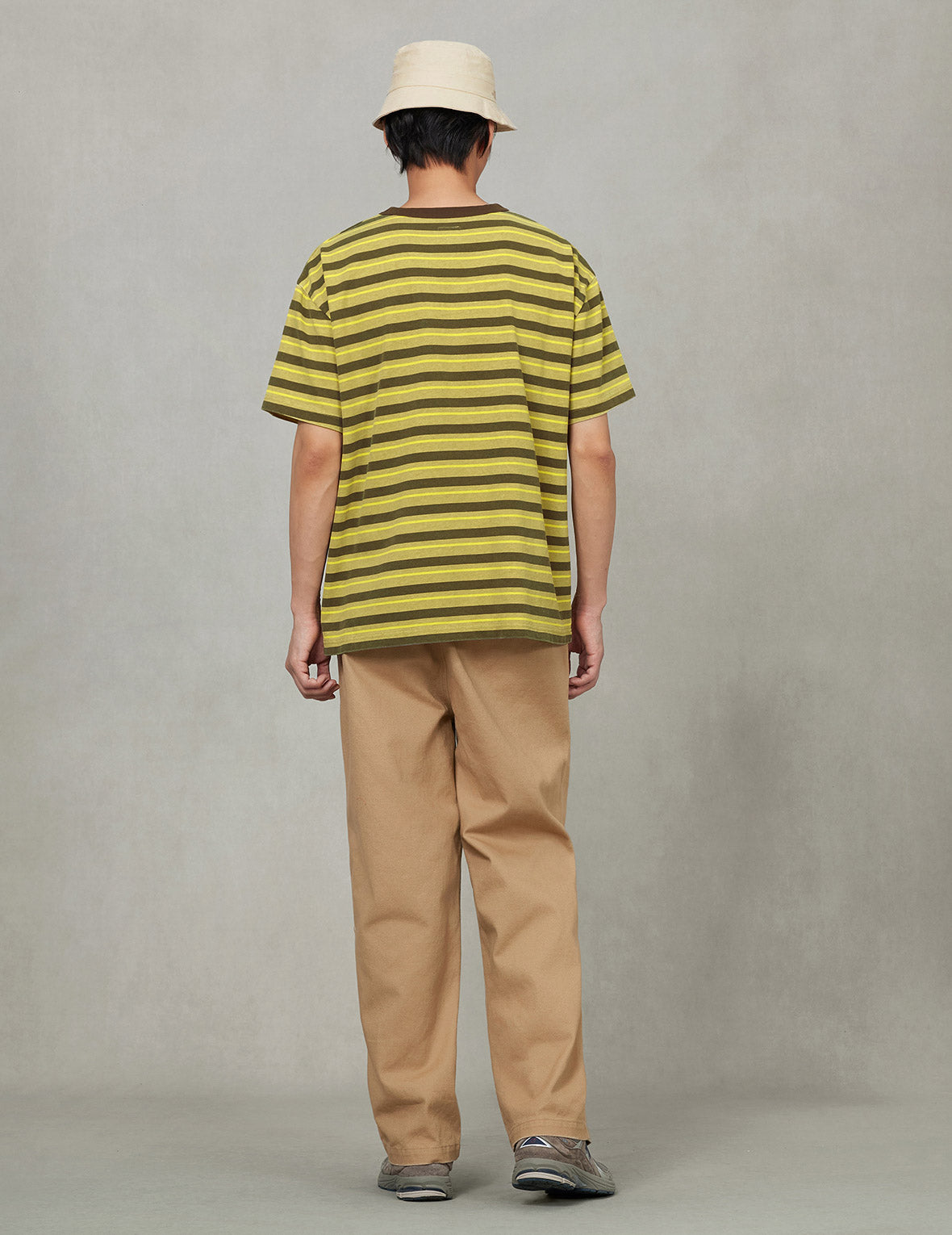 Seagull Appliqué Relax Fit Stripe T-Shirt
