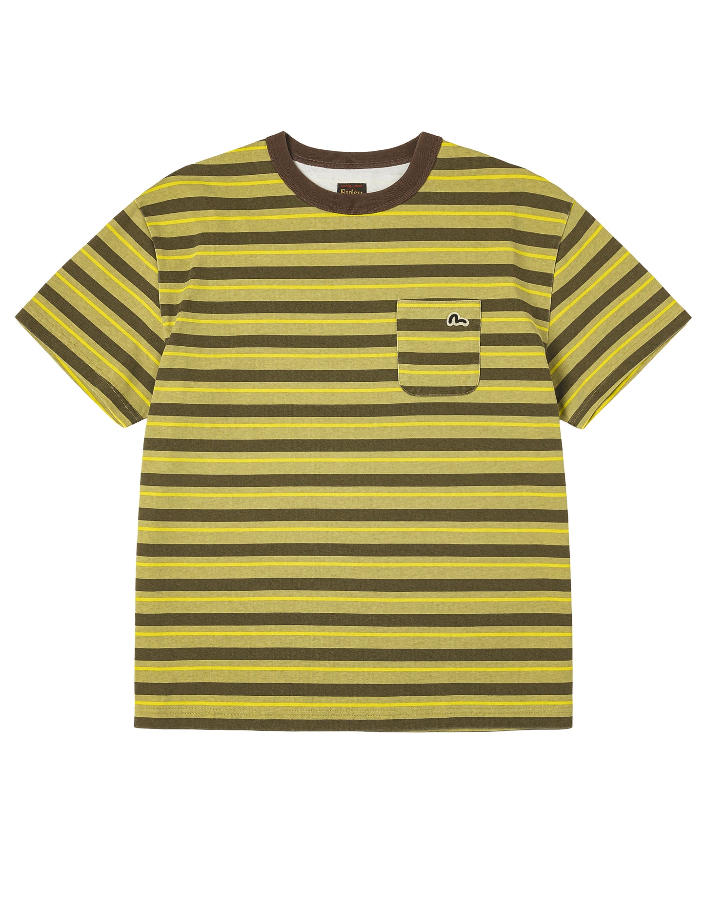Seagull Appliqué Relax Fit Stripe T-Shirt