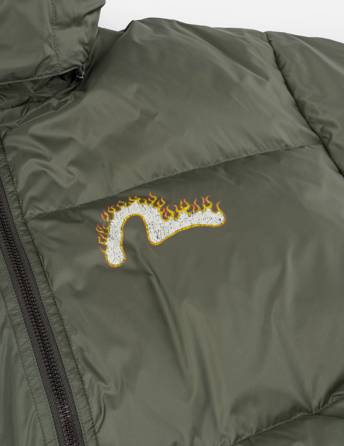 Washed EVISU Genes Down Jacket