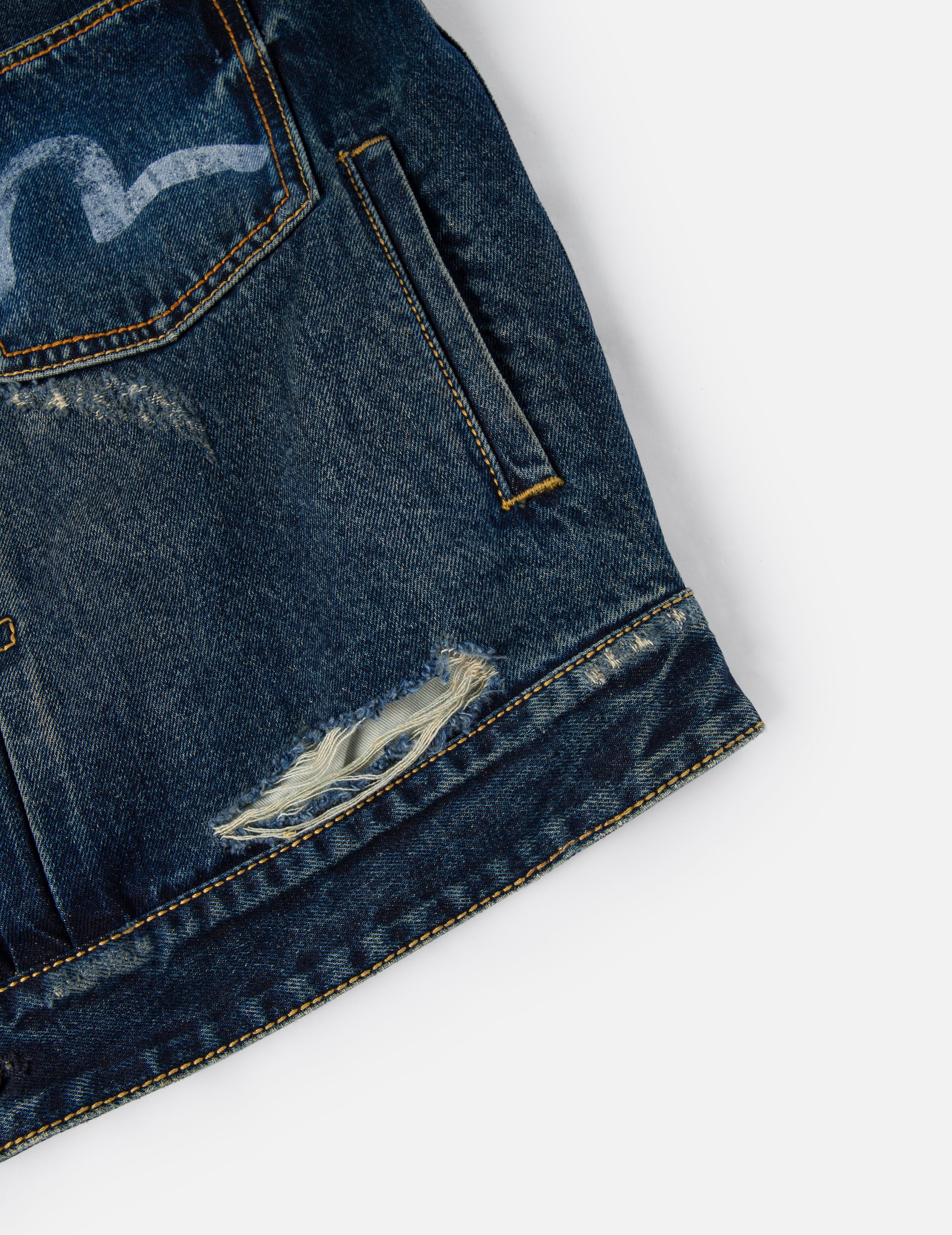 EVISU X GDC Washed Relax Fit Denim Jacket