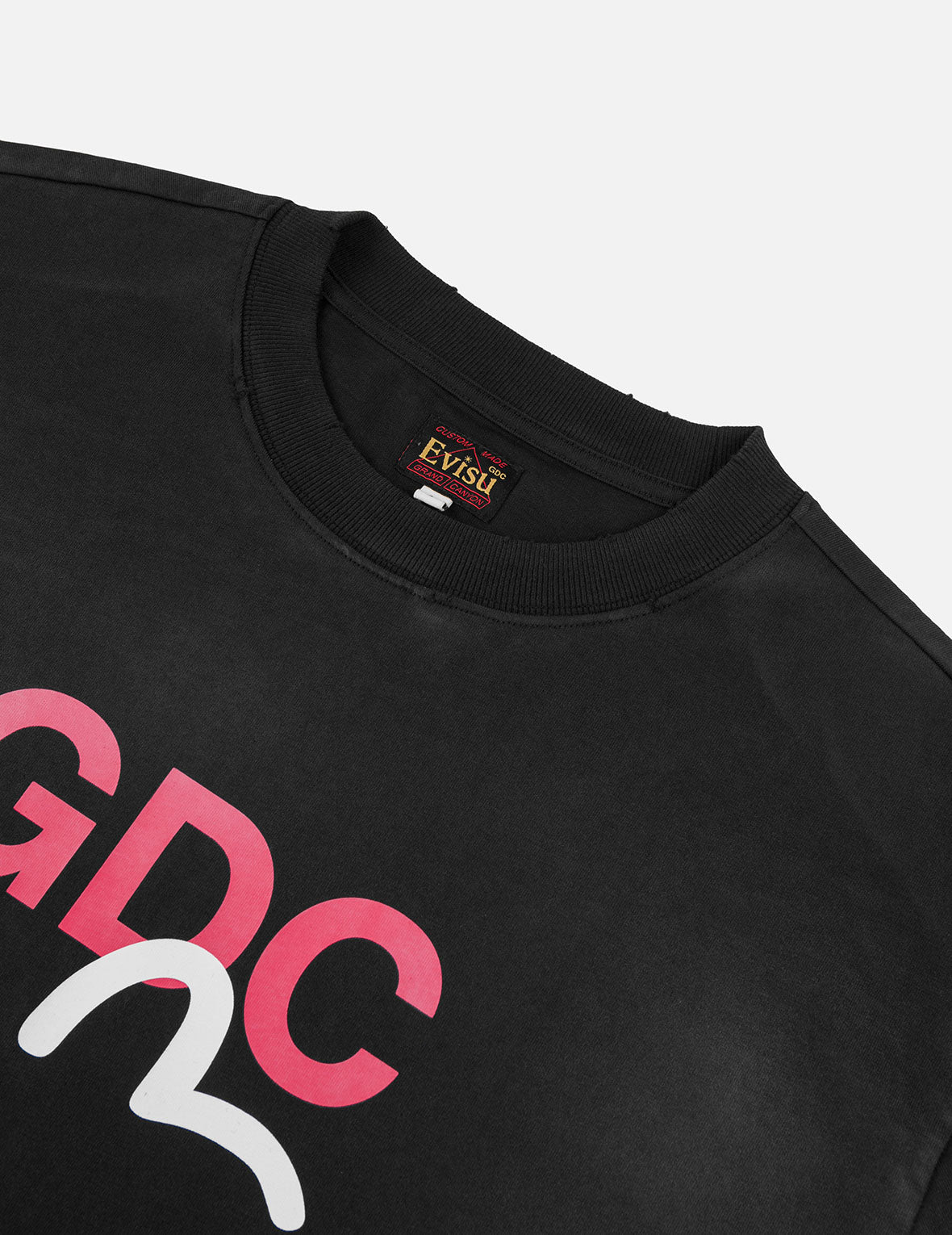 EVISU X GDC Dirty Wahsed Relax Fit T-shirt
