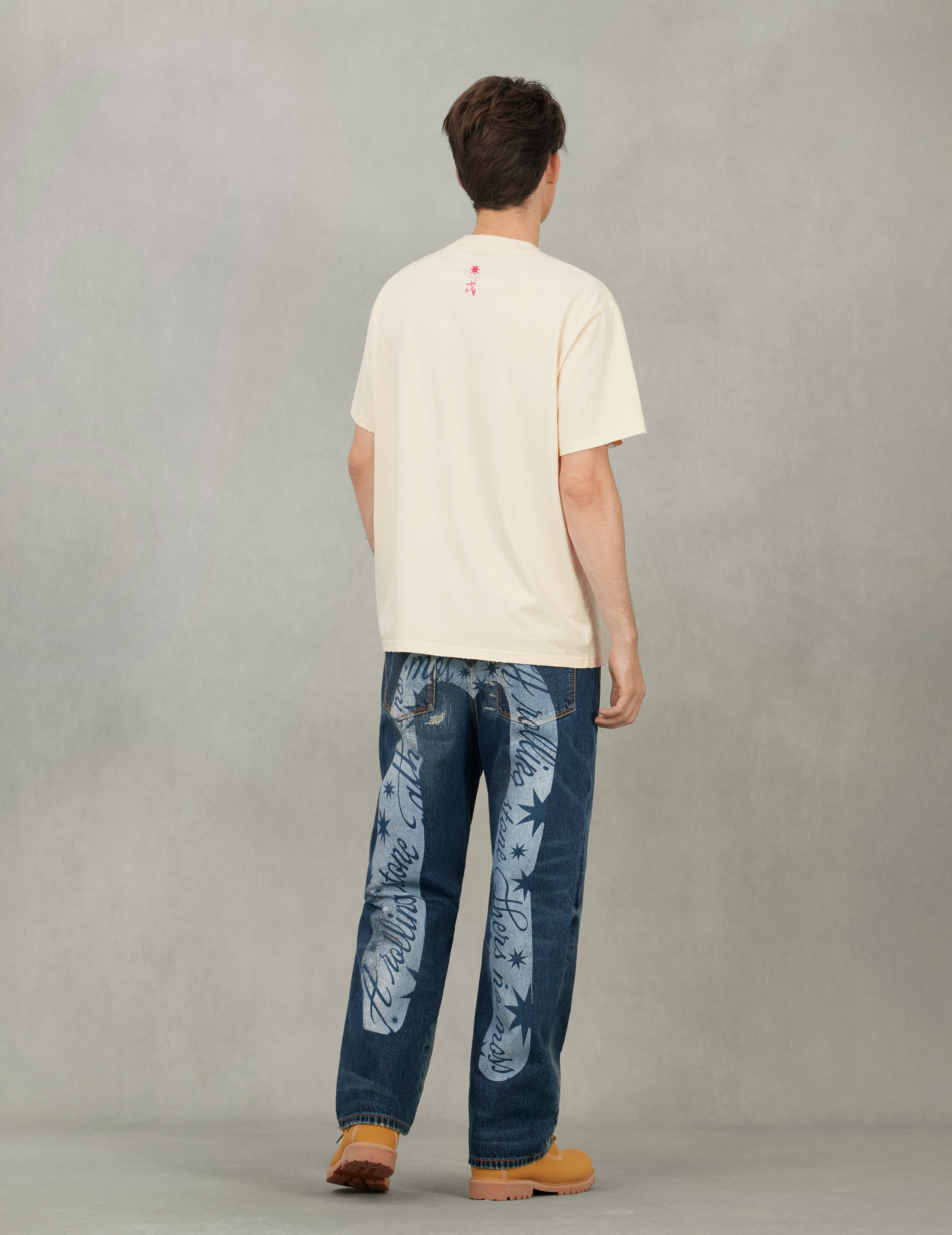 EVISU X GDC Dirty Wahsed Relax Fit T-shirt