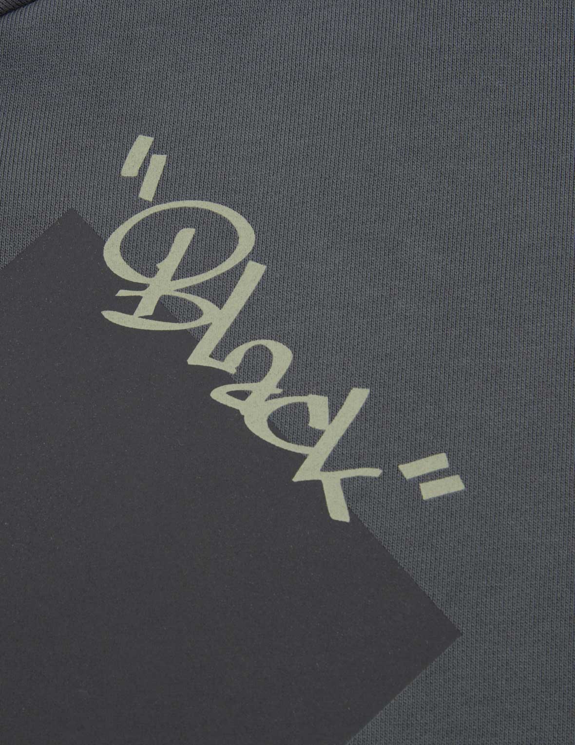Quotation Mark Print Sweatshirt