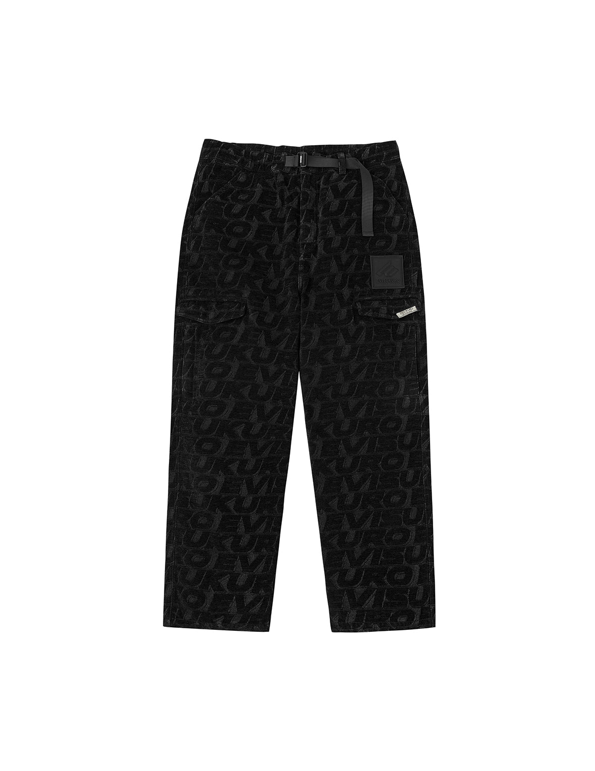 Monogram Allover Jacquard Relax Fit Worker Pants