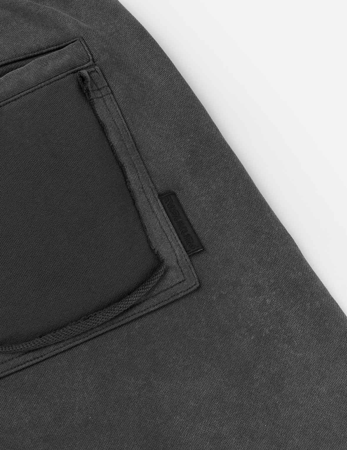 EVISUKURO E Embroidery Distressed Loose Fit Sweatpants