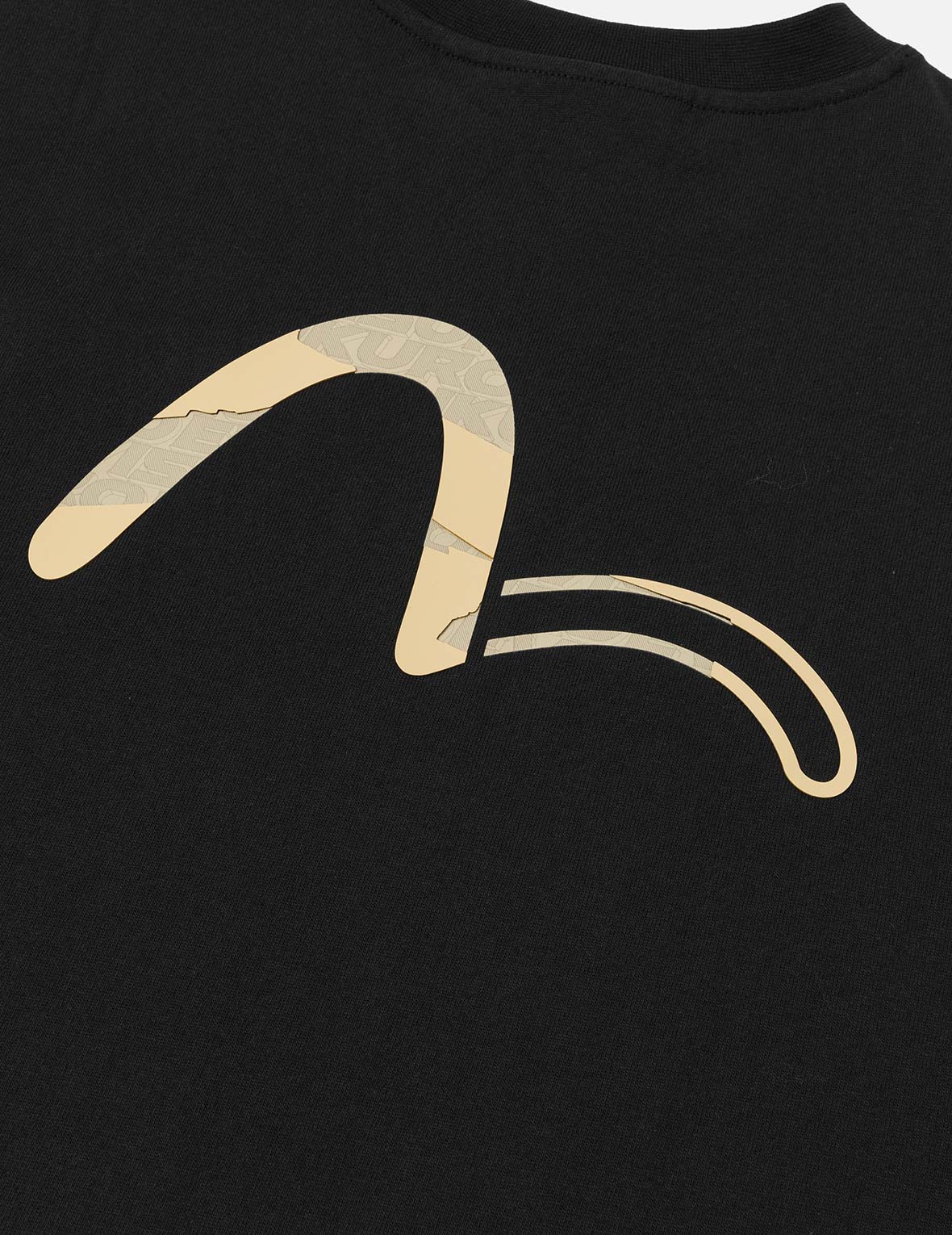 EVISUKURO and Contrasting Seagull Print Relax Fit T-shirt