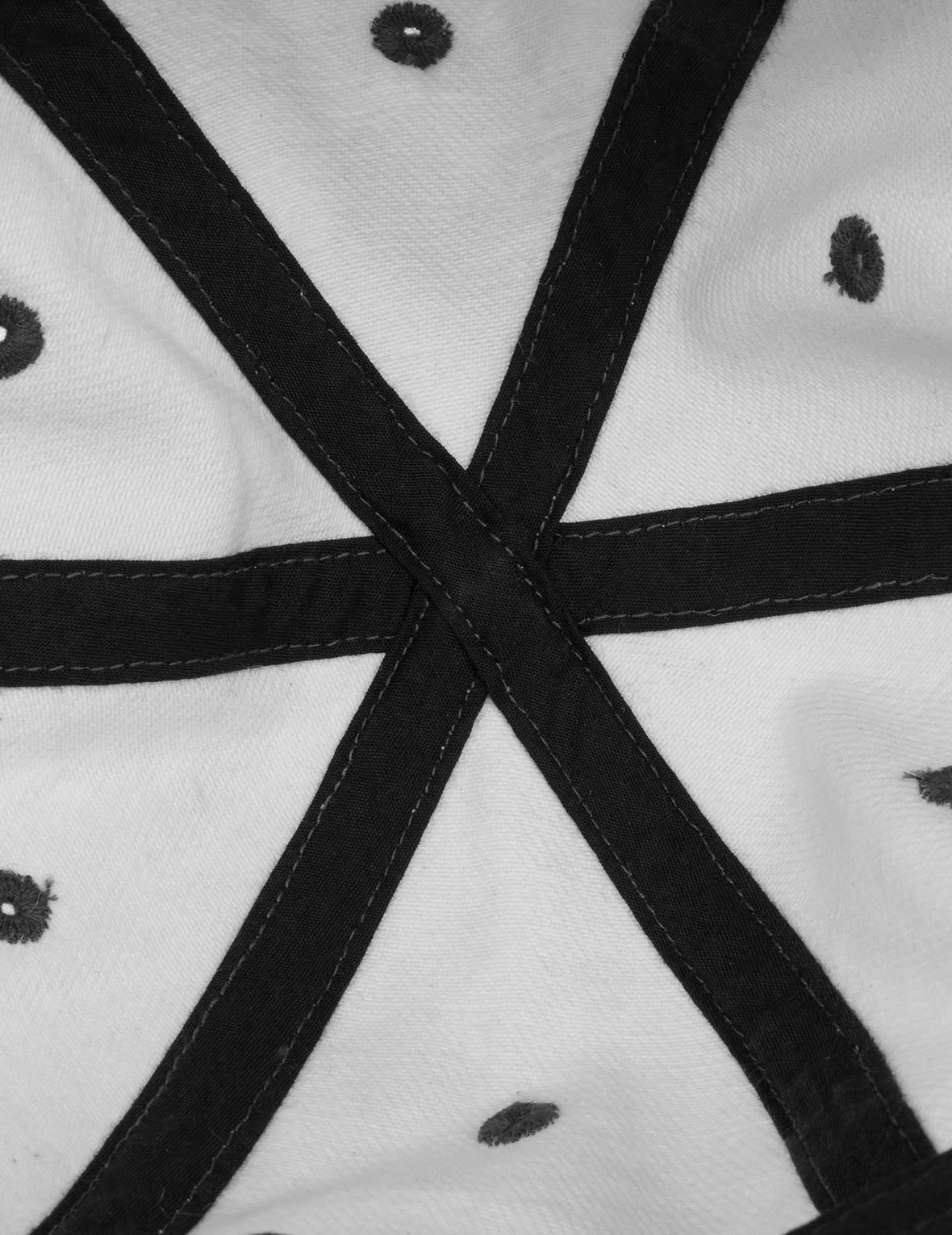 EVISUKURO Label Washed Cap