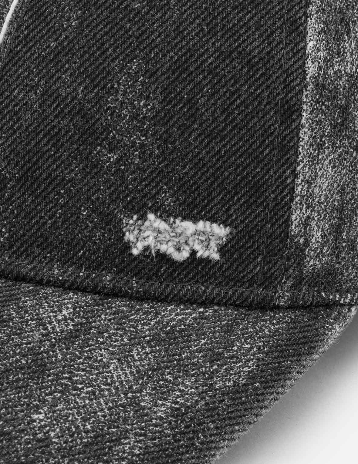 EVISUKURO Label Washed Cap