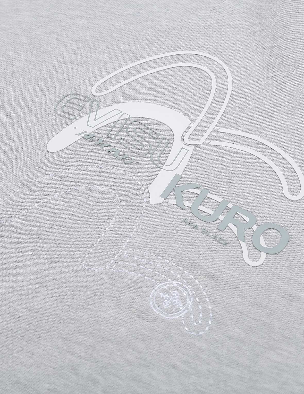 Triple Seagull Print Turtle Neck Sweatshirt