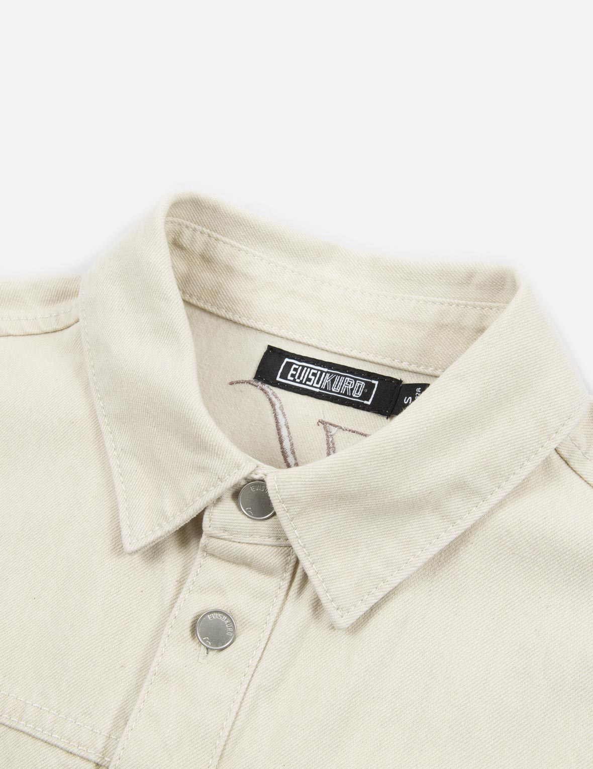 Logo Embroidered Denim Shirt