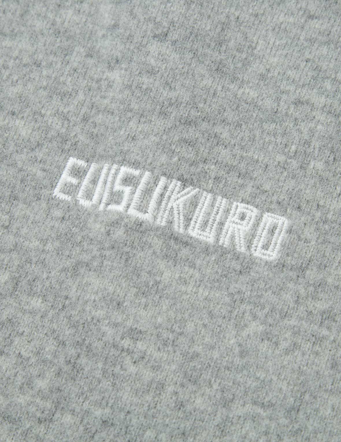 Logo Embroidery Mock Neck Sweater