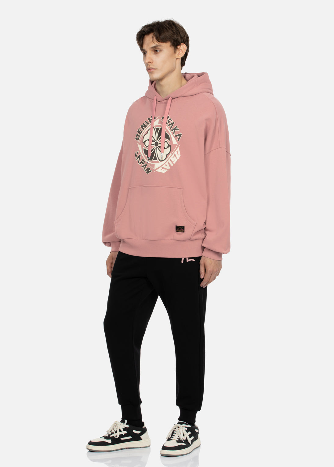 Kamon Print Regular Fit Sweatpants
