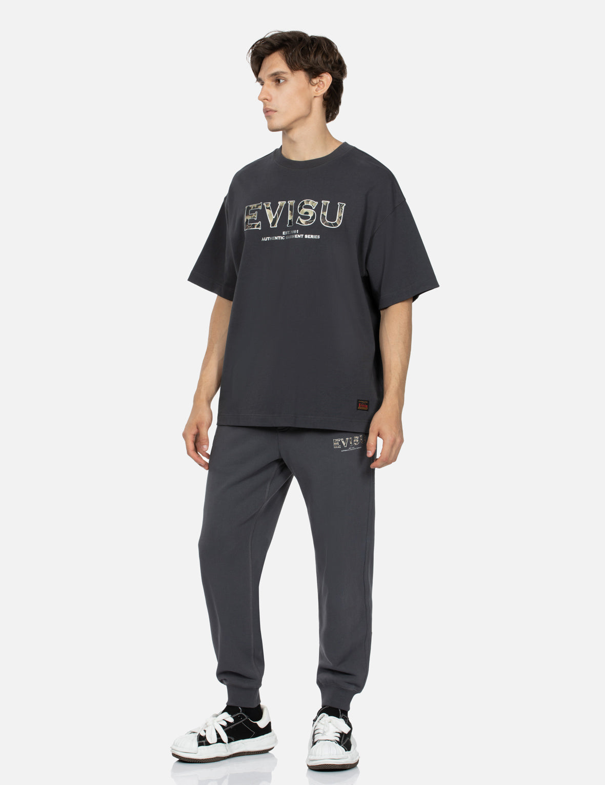 Divine Deer Print Regular fit Sweatpants