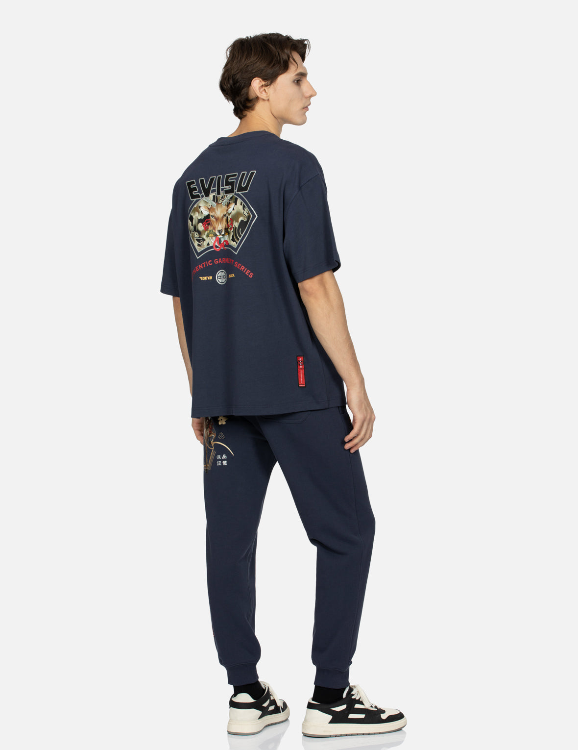 Divine Deer Print Regular fit Sweatpants