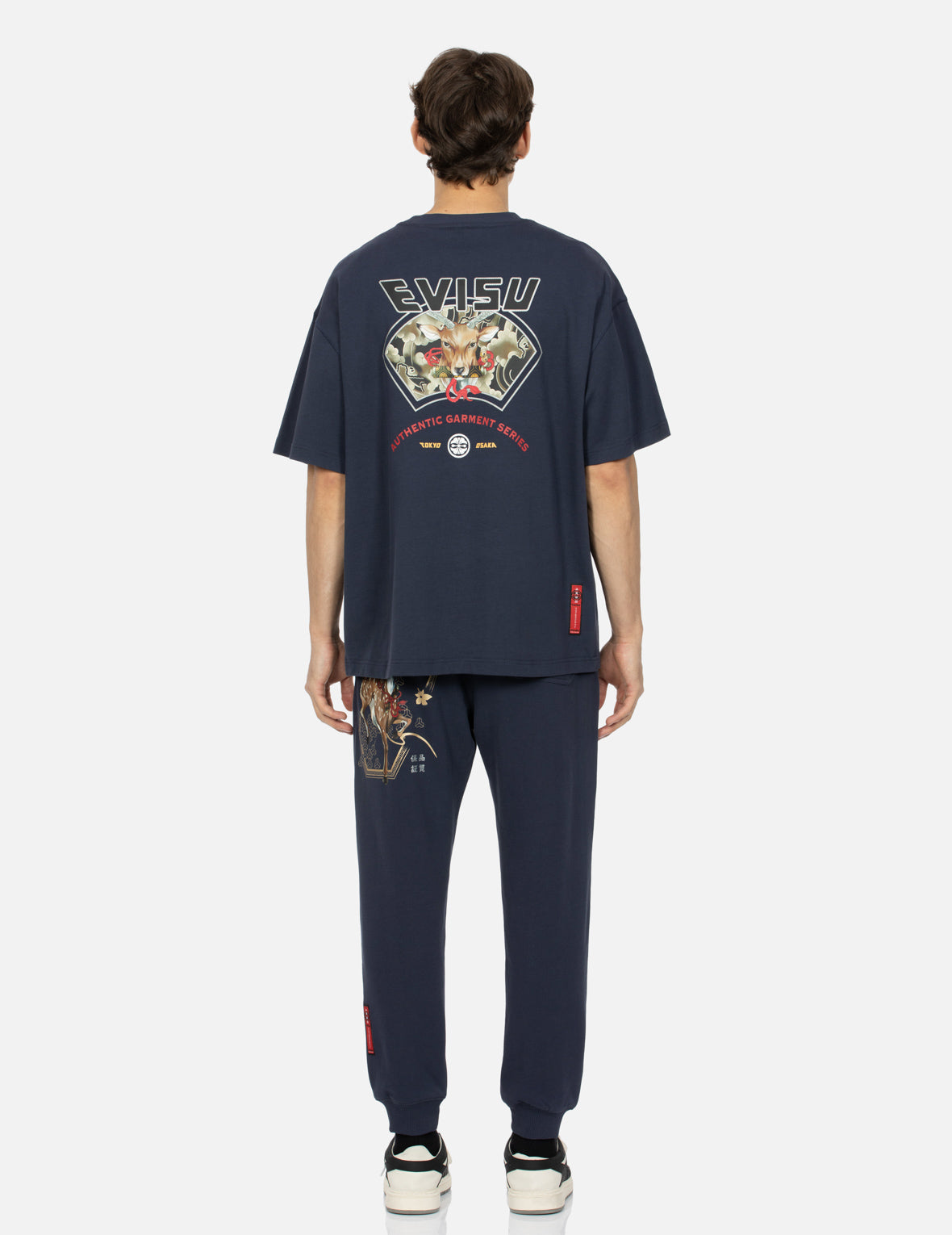 Divine Deer Print Regular fit Sweatpants