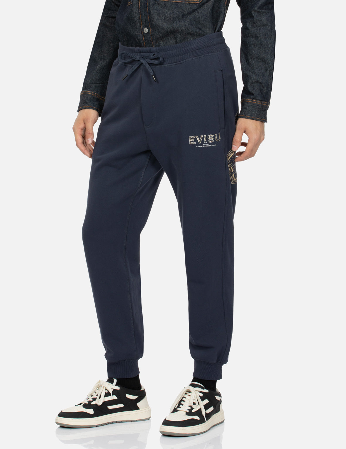Divine Deer Print Regular fit Sweatpants
