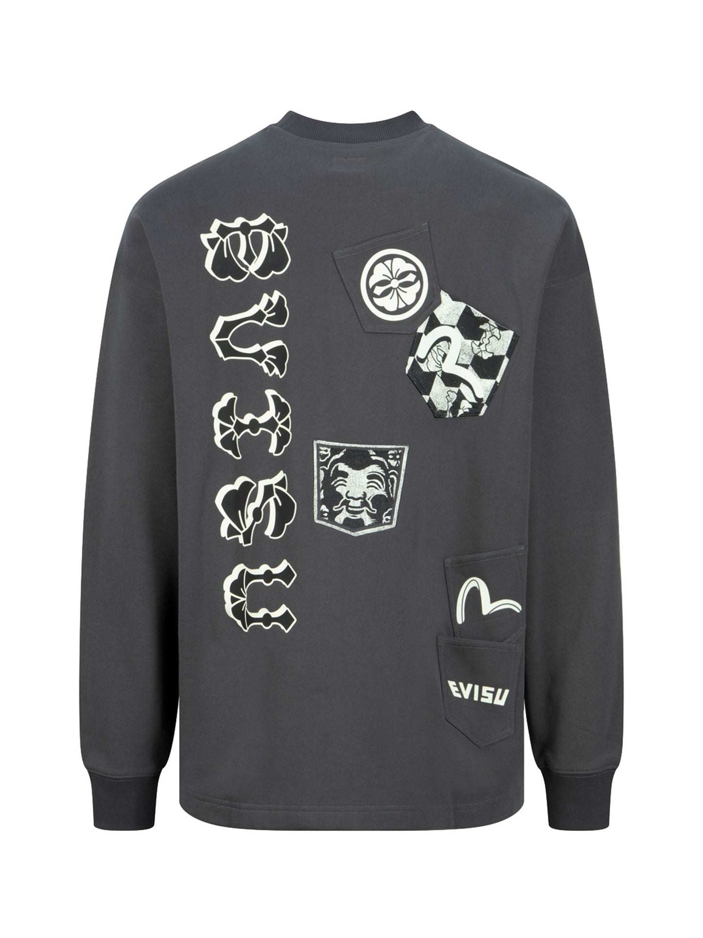 Multi-Pocket Loose Fit Sweatshirt