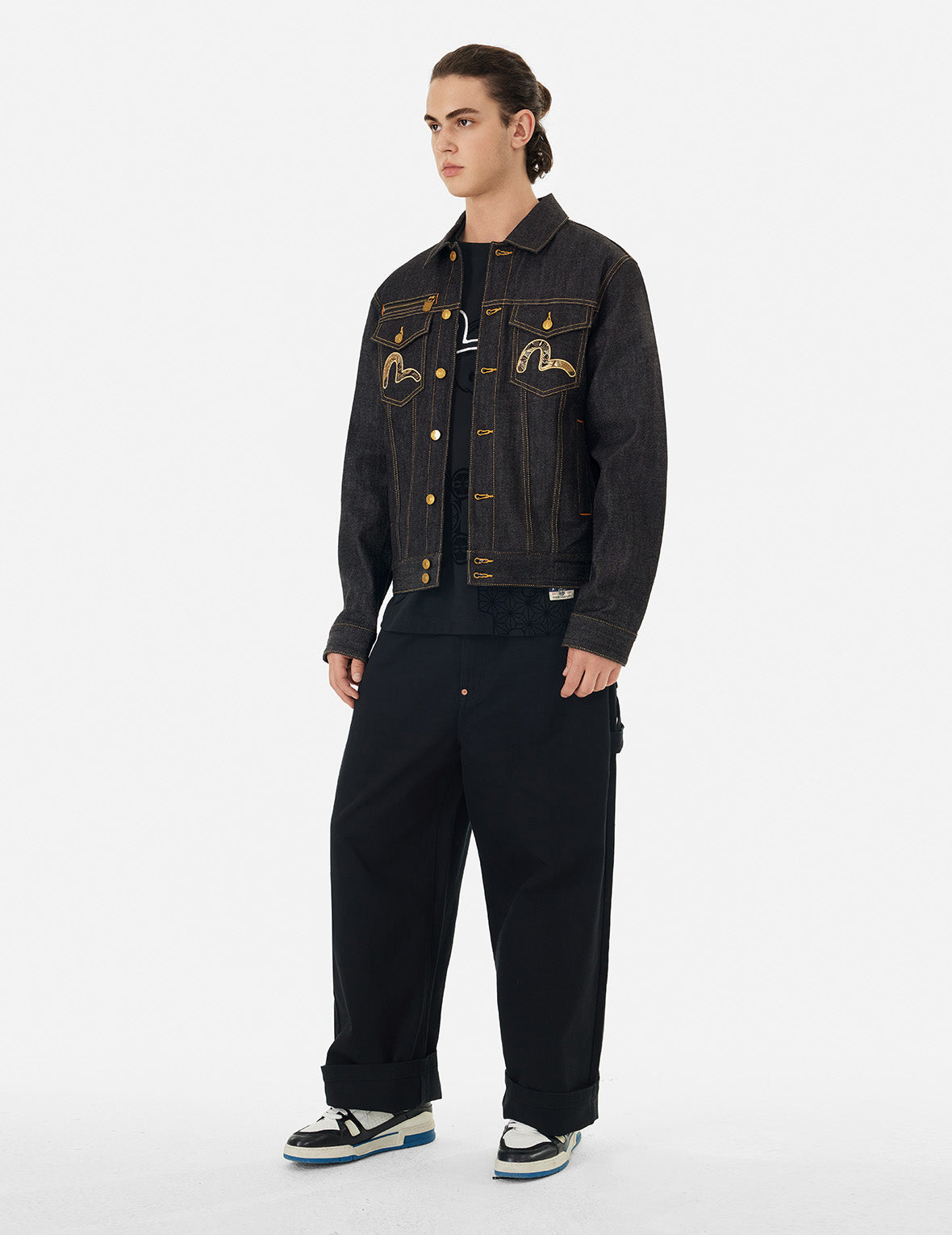 Brocade Daicock Appliqué
Regular Fit Denim Jacket