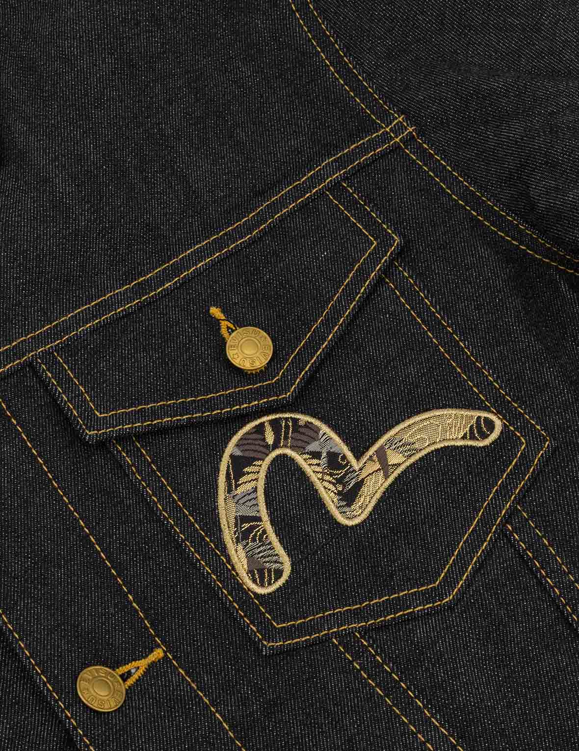 Brocade Daicock Appliqué
Regular Fit Denim Jacket