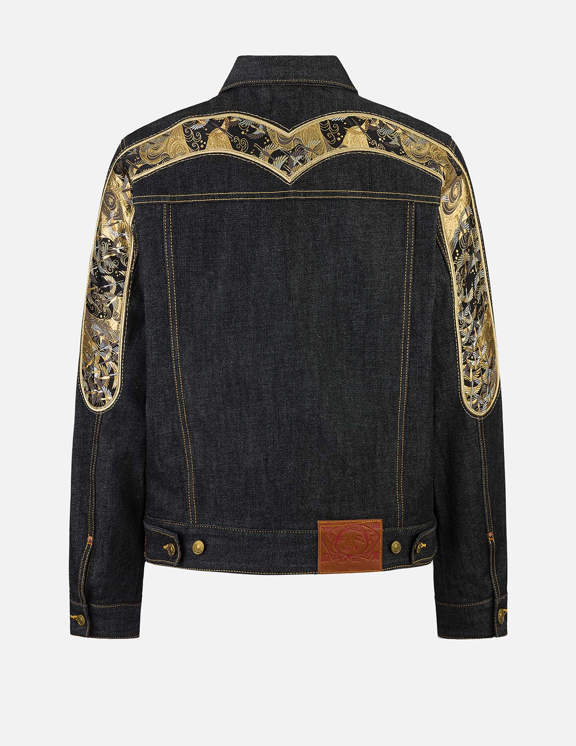 Brocade Daicock Appliqué
Regular Fit Denim Jacket