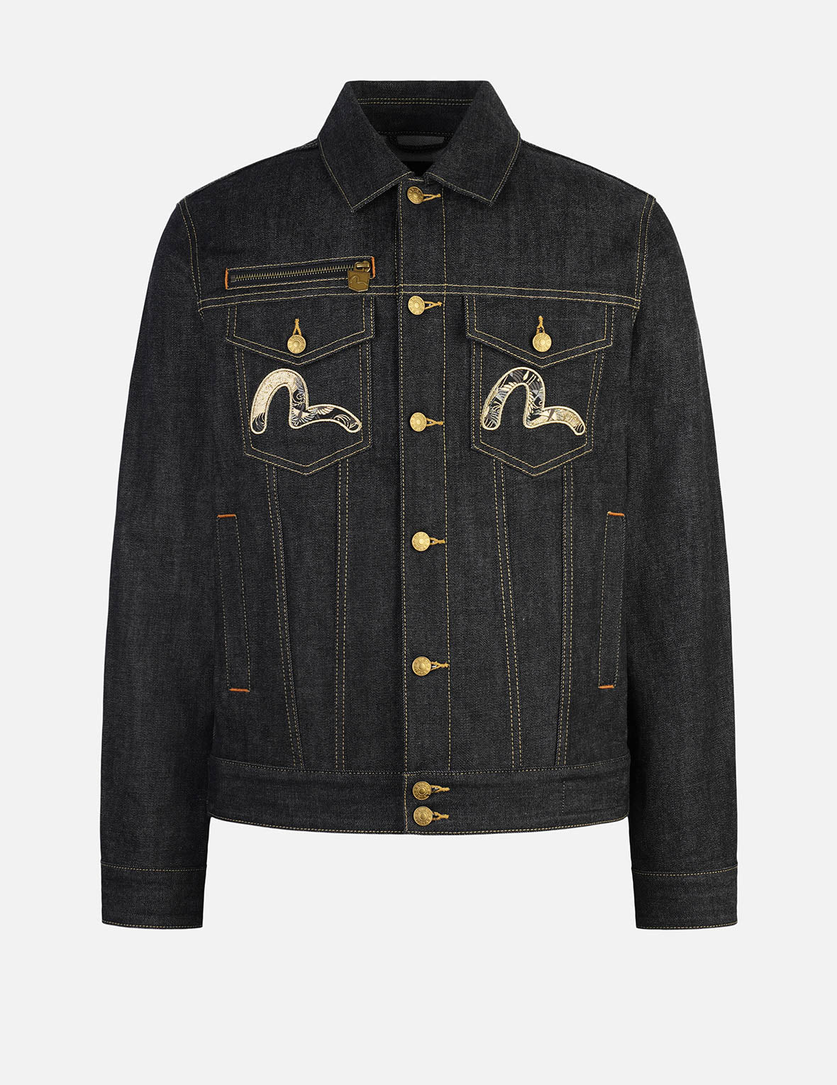 Brocade Daicock Appliqué
Regular Fit Denim Jacket