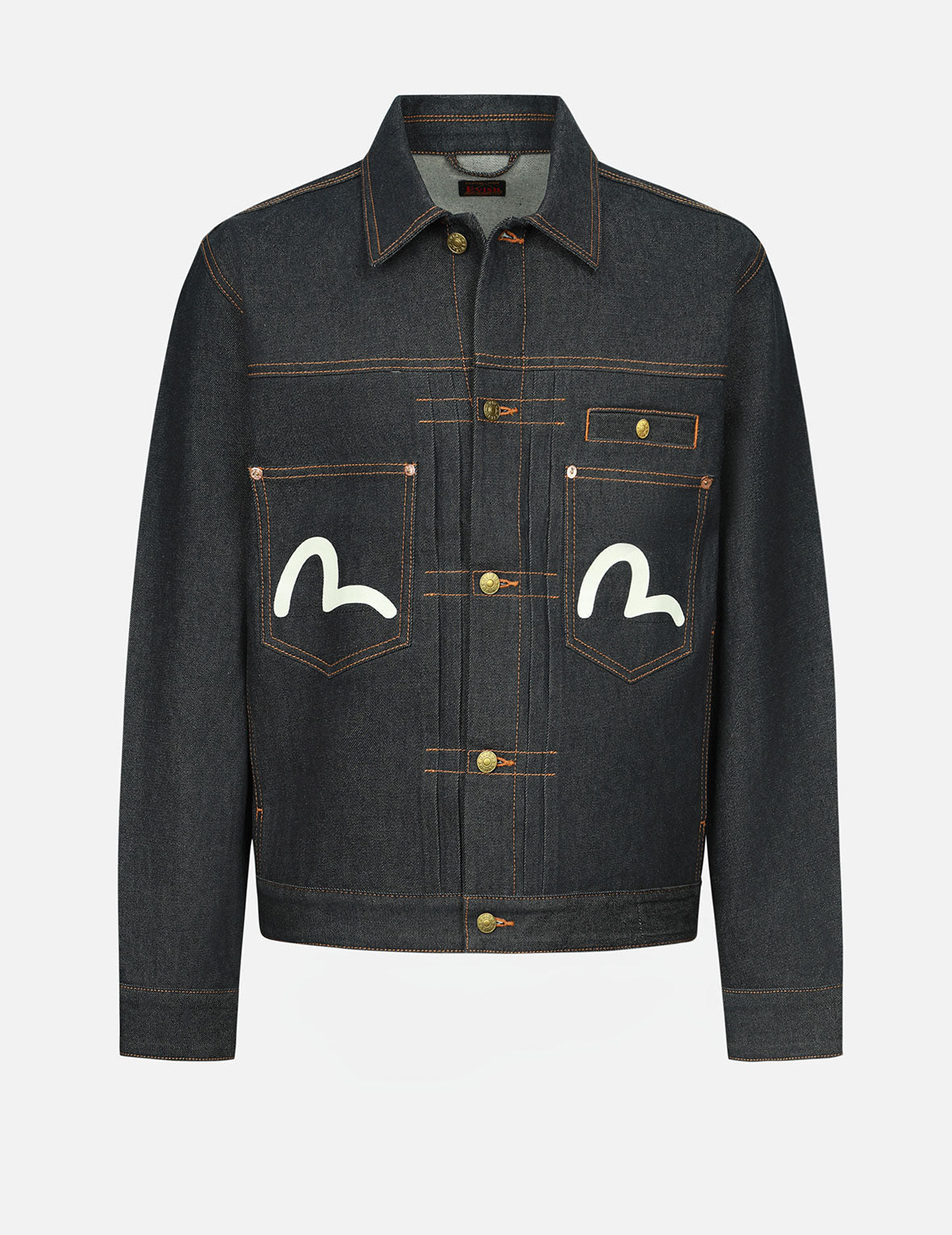 Seagull Print Relax Fit Denim Jacket – EVISU