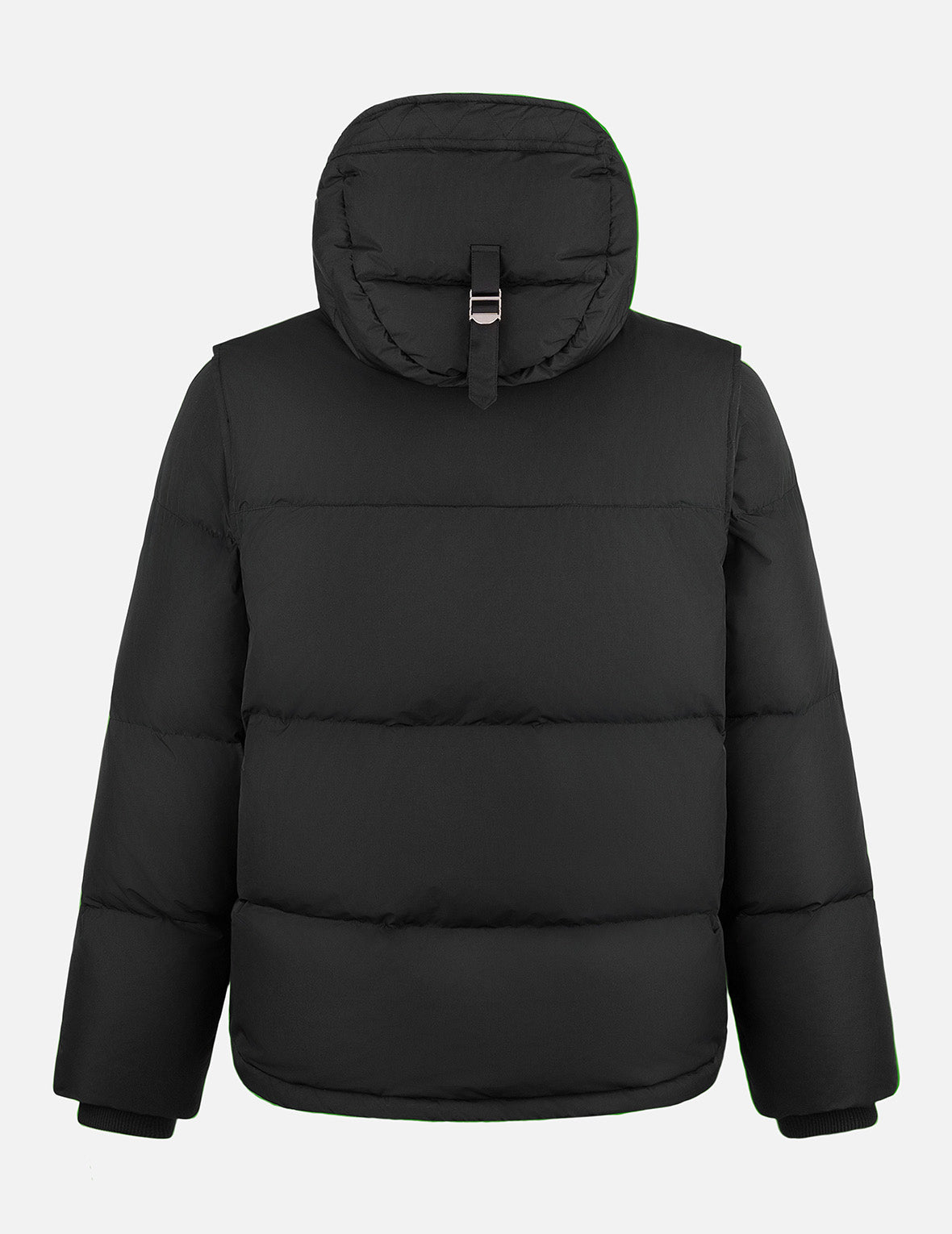 Seagull Embroidery Detachable Relax Fit Down Jacket