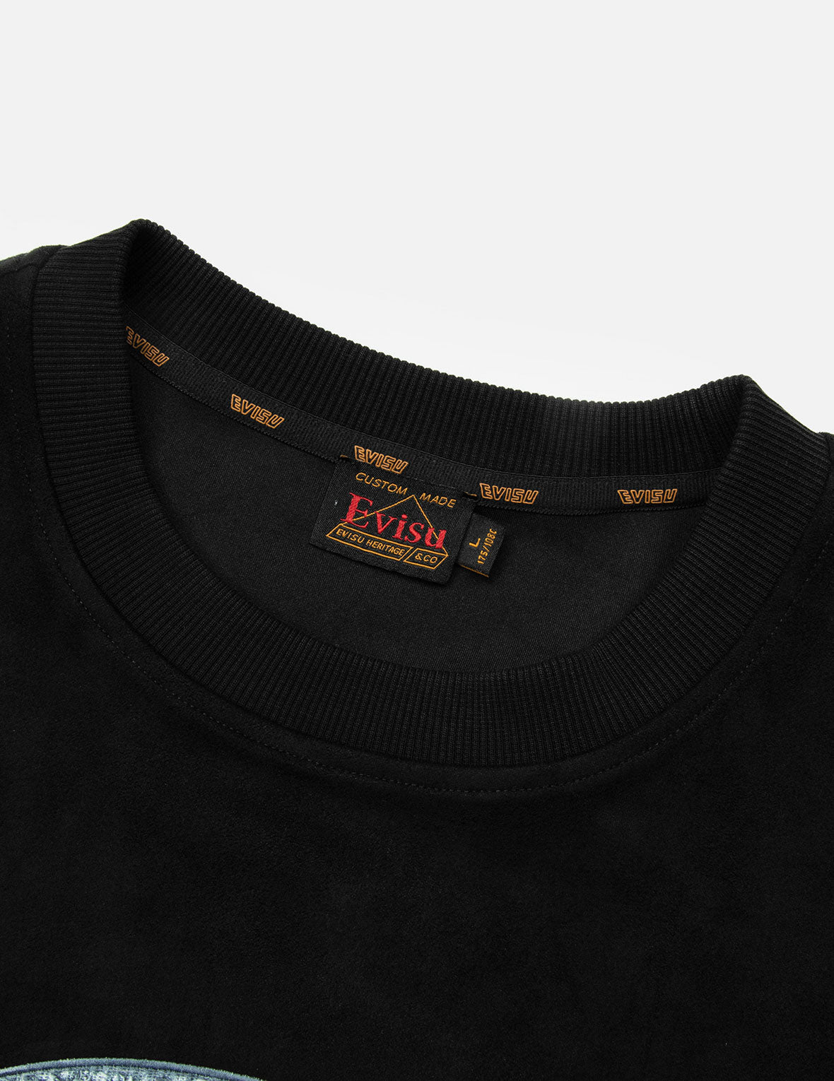 Faux Diamond Seagull Embroidery Loose Fit Sweatshirt