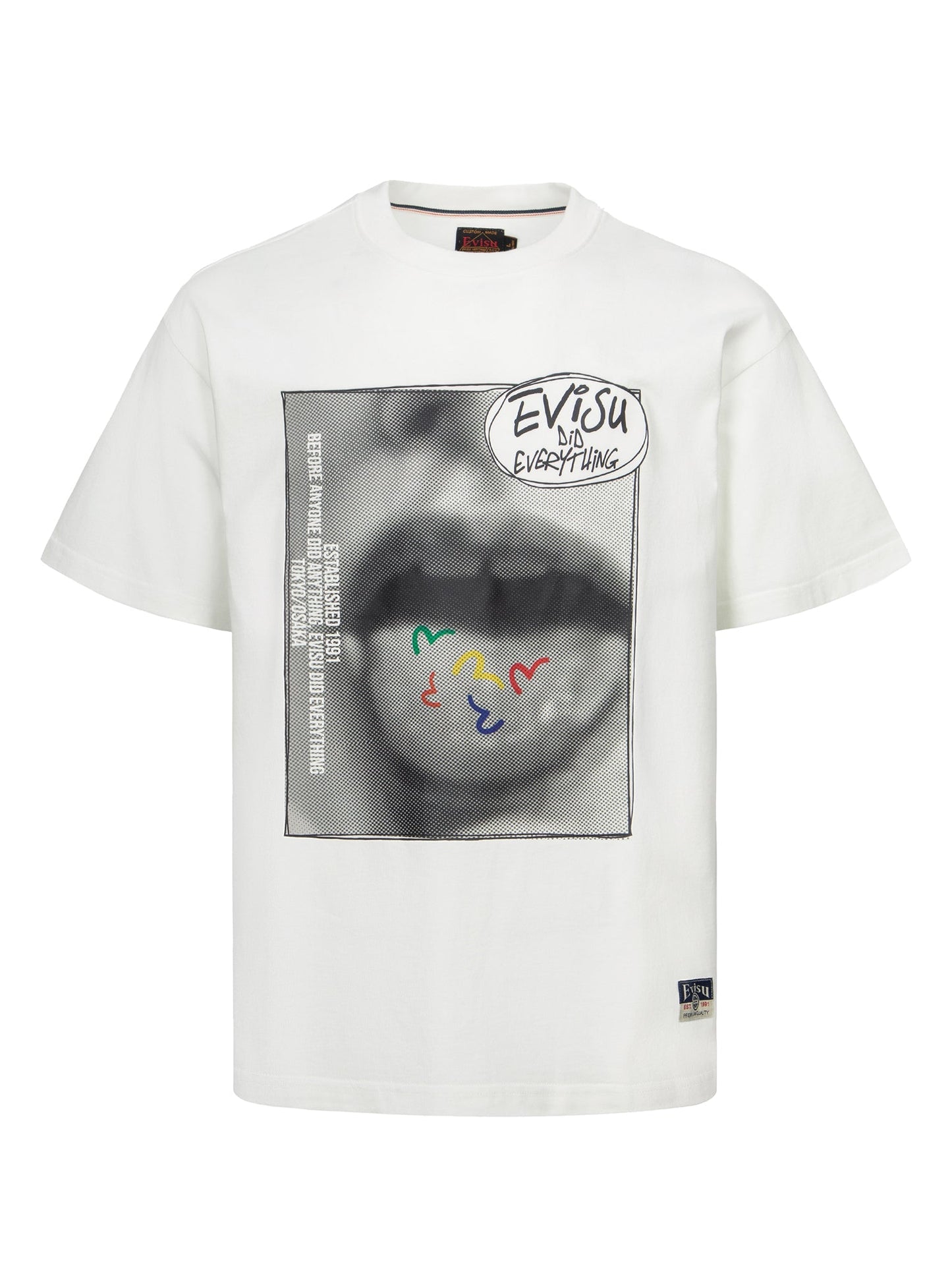 Vintage Image Print Relax Fit T-shirt