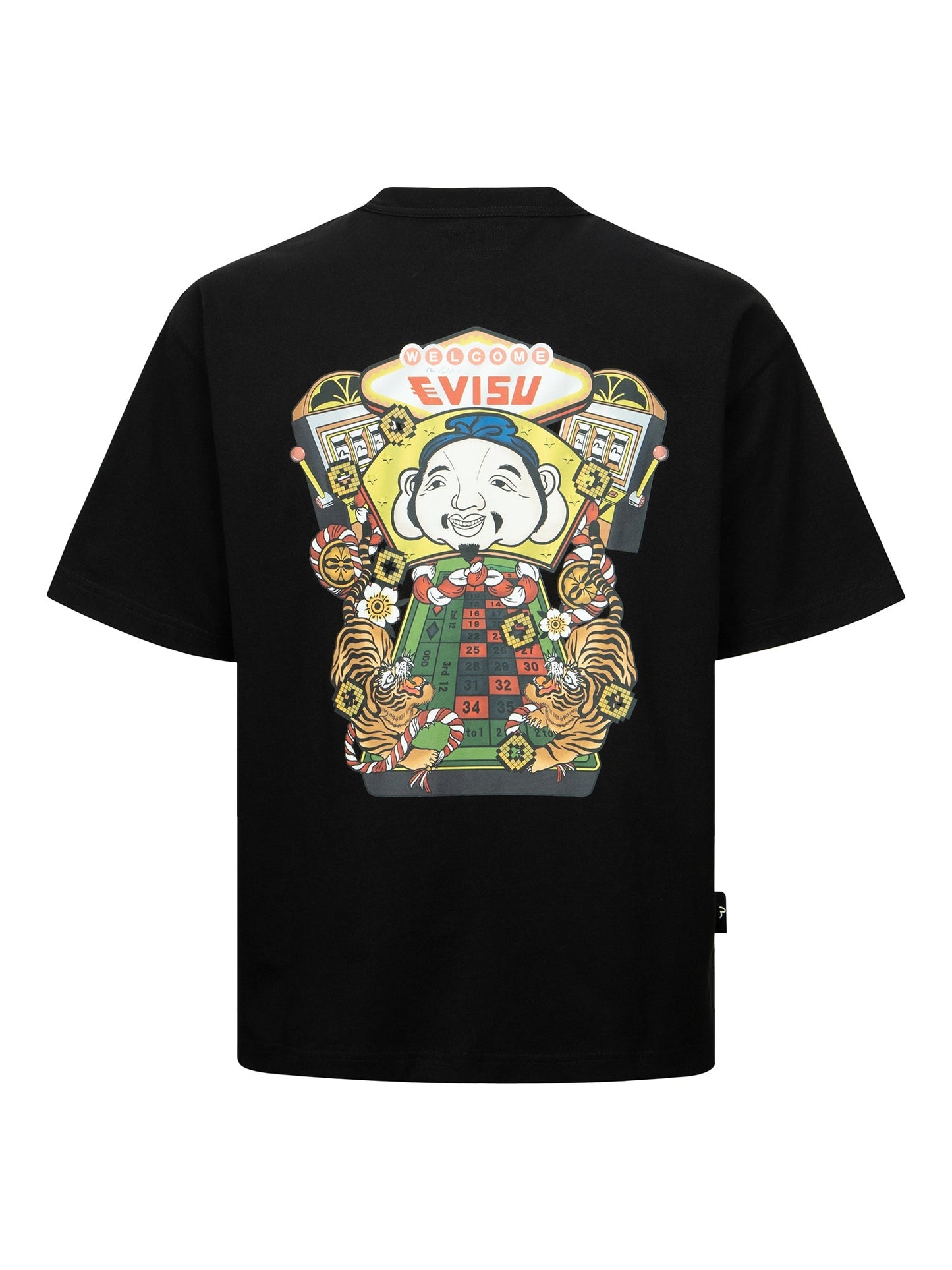 Lucky Slot Machine Print Loose Fit T-shirt