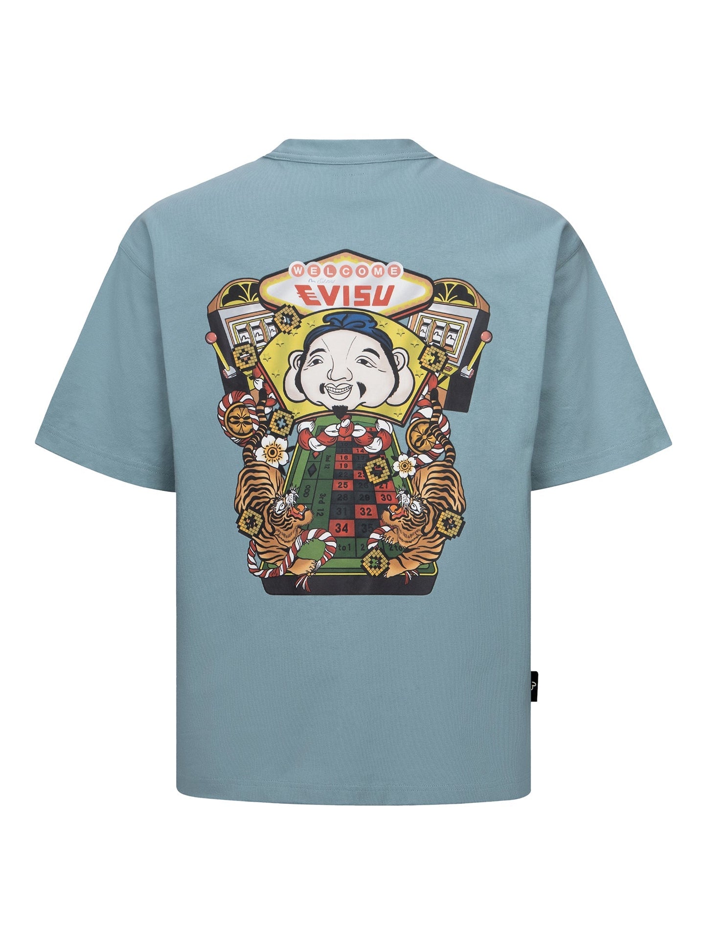 Lucky Slot Machine Print Loose Fit T-shirt