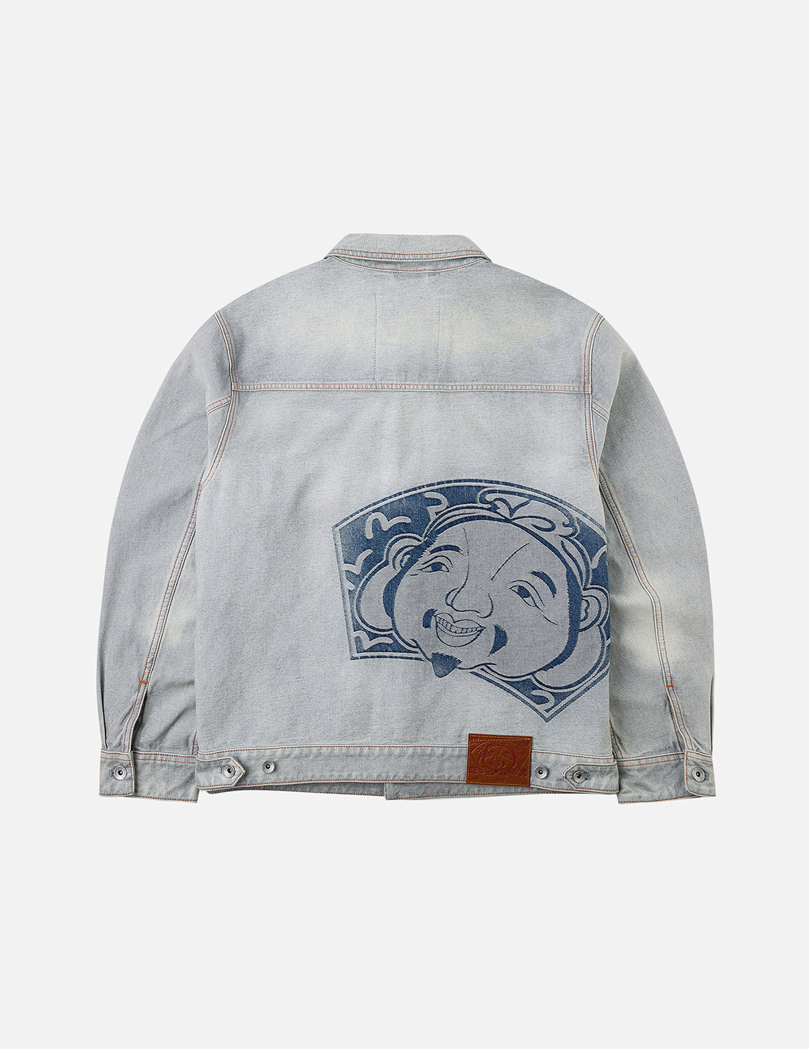 Godhead Jacquard Relax Fit Denim Jacket