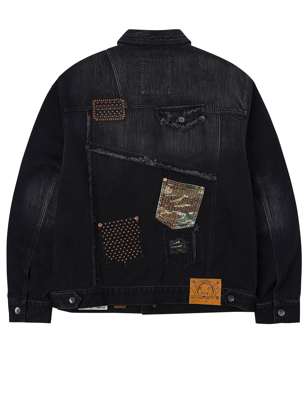Multi-Pocket Relax Fit Washed Denim Jacket