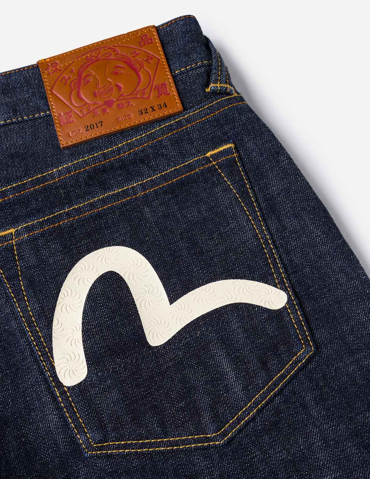 Seagull Print and Pockets Carrot Fit Jeans #2017