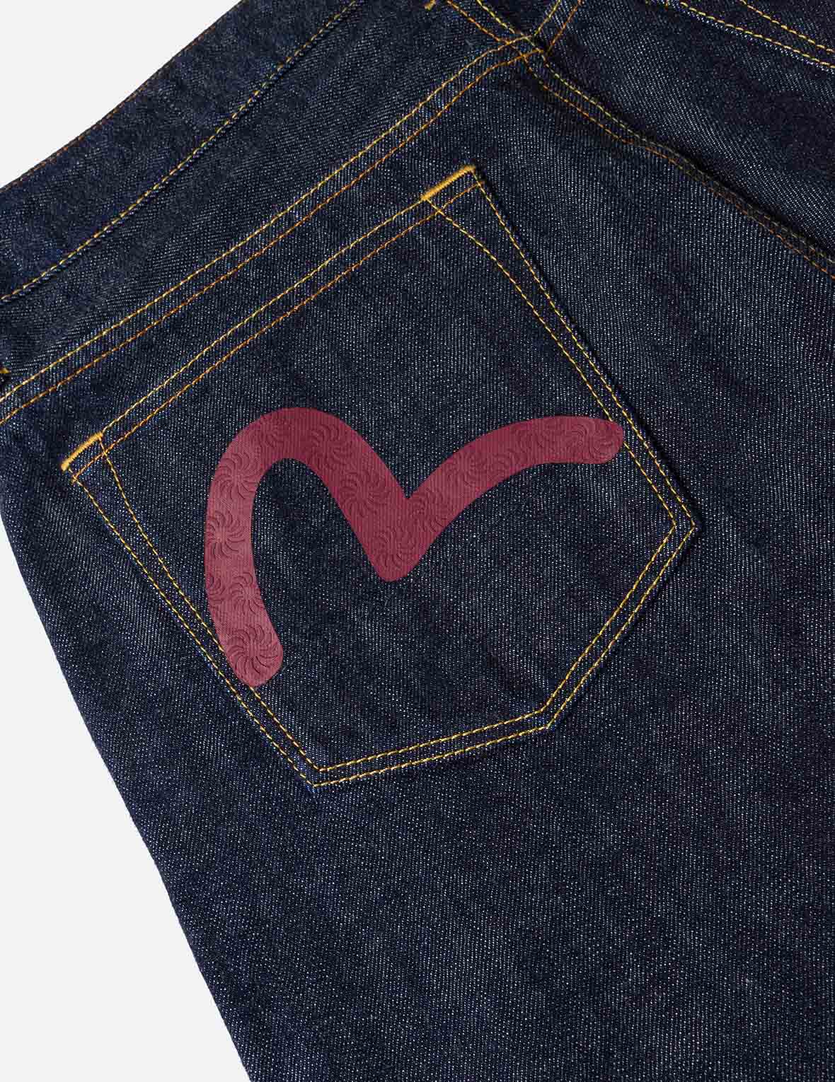 Seagull Print and Pockets Carrot Fit Jeans #2017