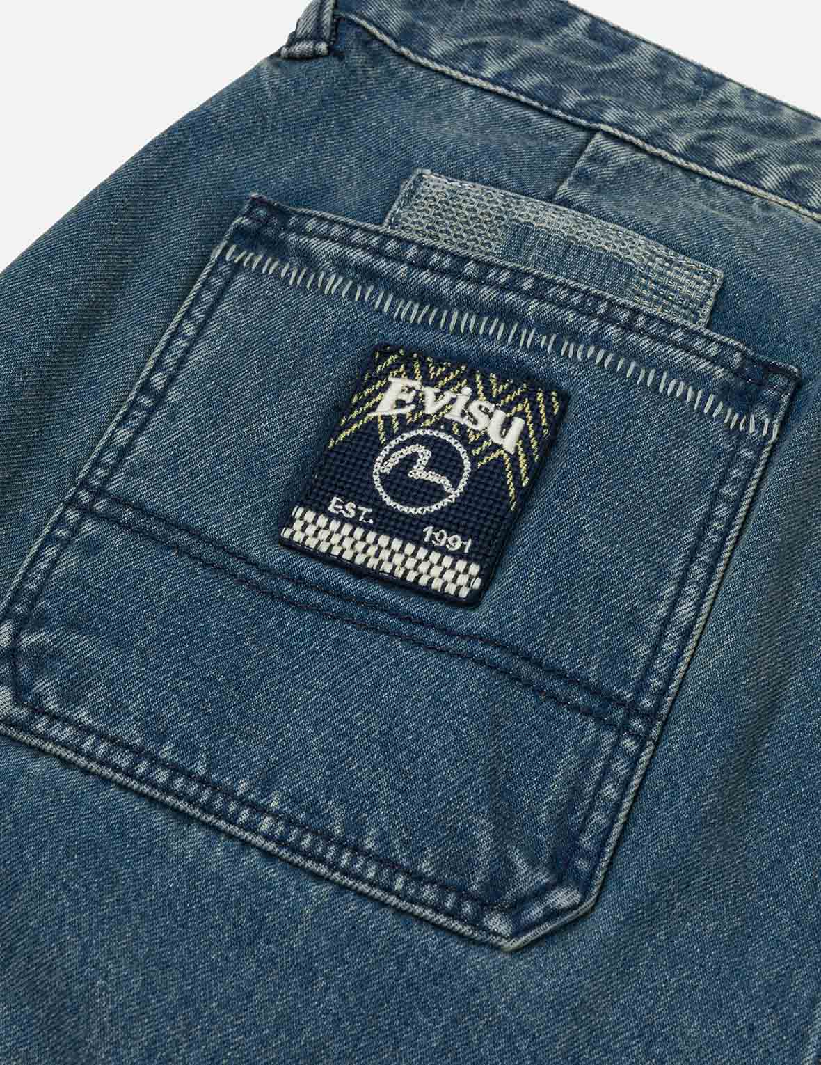 Shshiko Seagull Balloon Fit Cargo Jeans