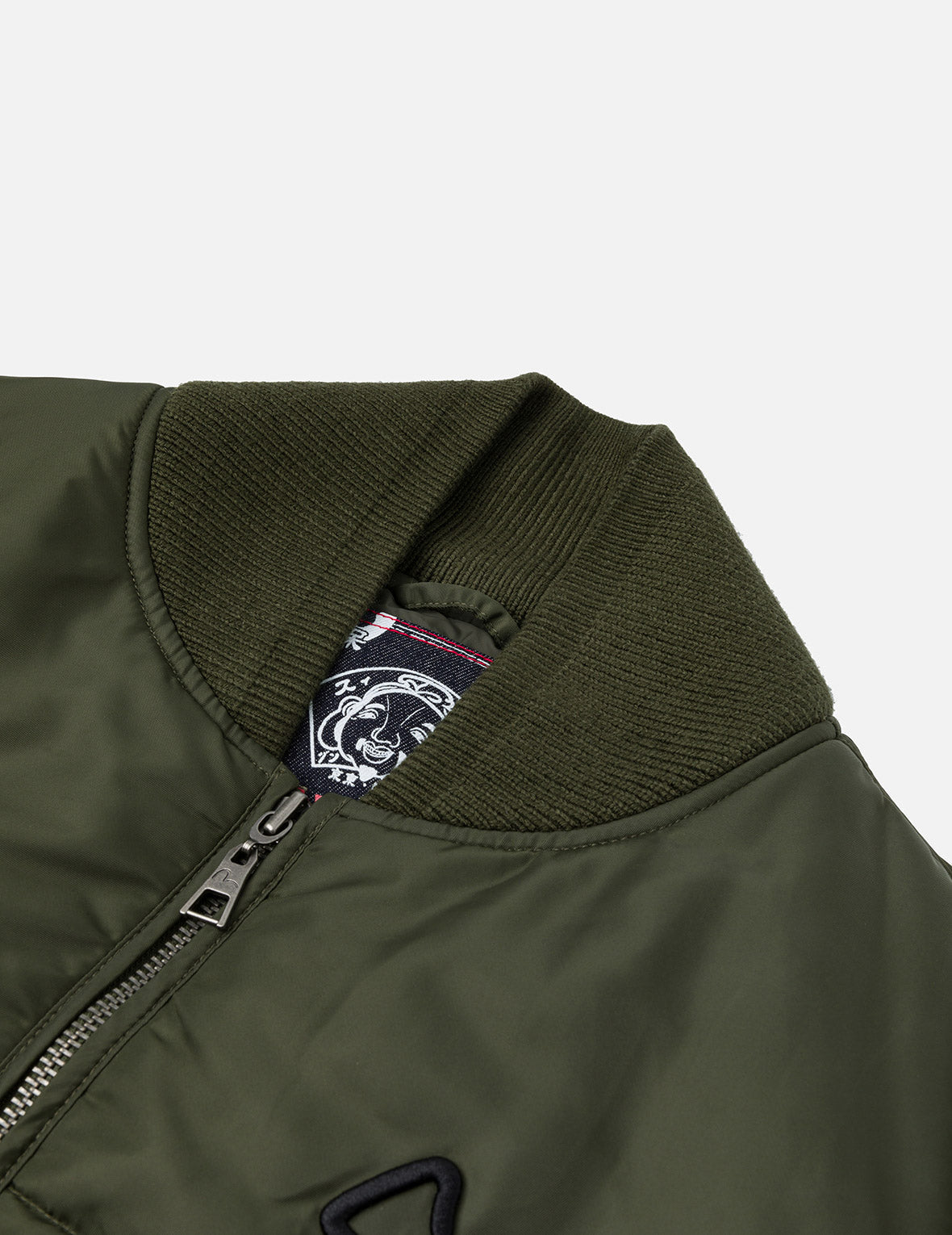 Logo Embroidery Fashion Fit Bomber Jacket