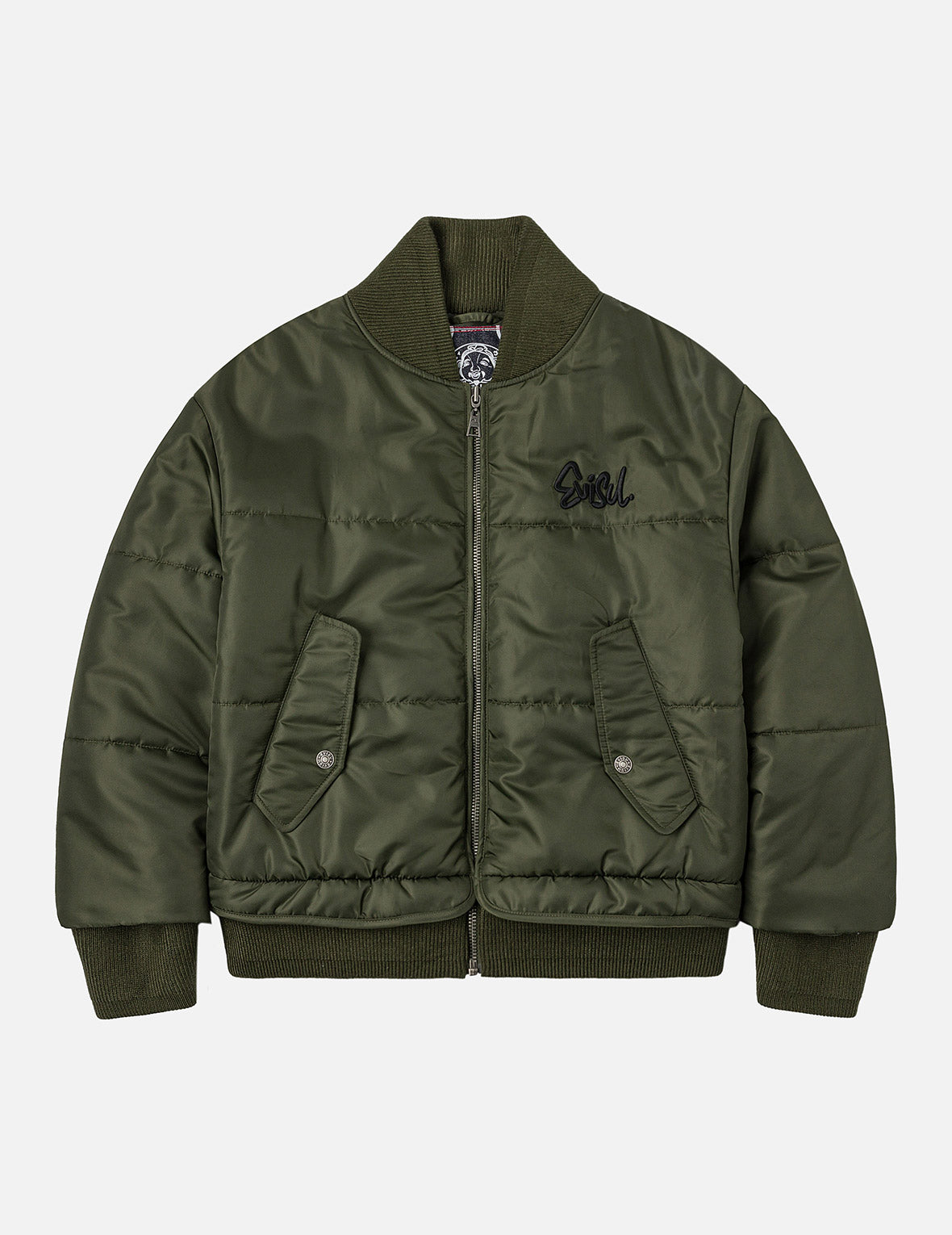 Logo Embroidery Fashion Fit Bomber Jacket