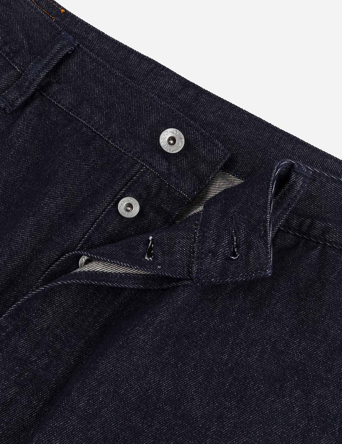 Daruma and Wheel of Wisdom Daicock Print Loose Fit Denim Joggers