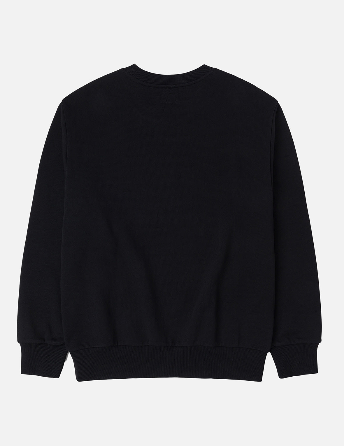 Graffiti Seagull Print and Sashiko Relax Fit Sweatshirt
