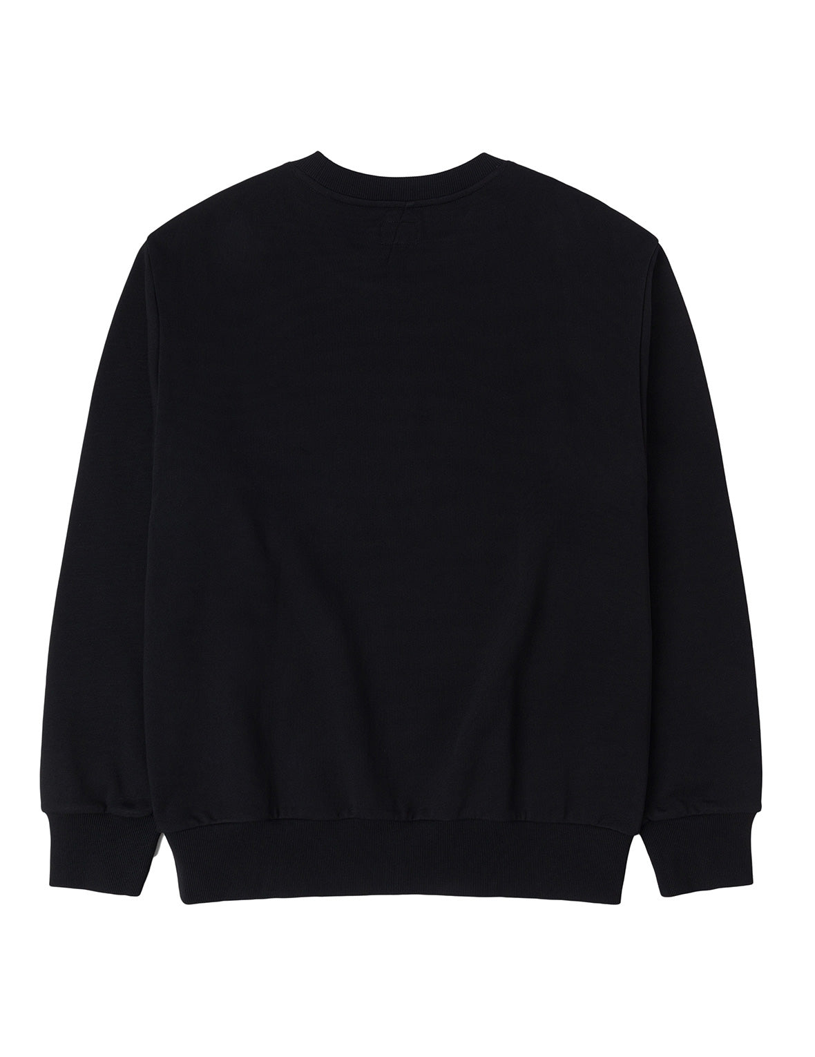 Graffiti Seagull Print and Sashiko Relax Fit Sweatshirt