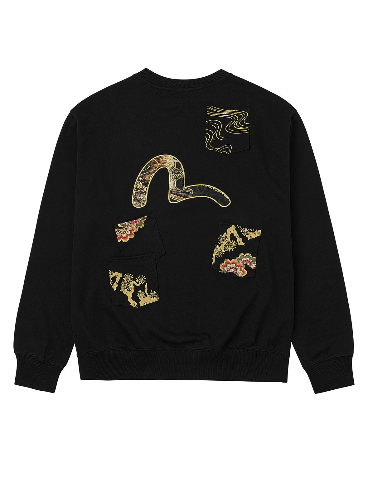Seagull Brocade Appliqué Relax Fit Sweatshirt