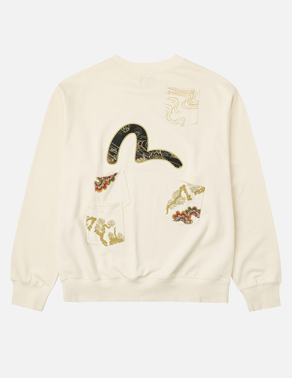 Seagull Brocade Appliqué Relax Fit Sweatshirt